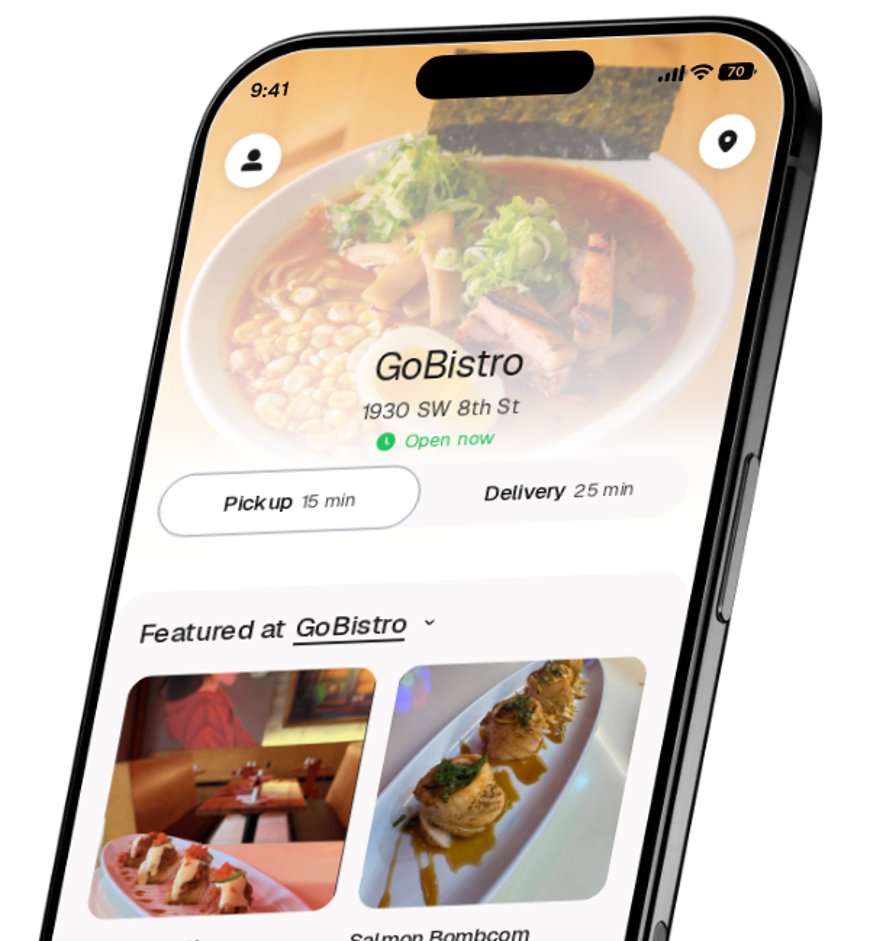 GoBistro app preview